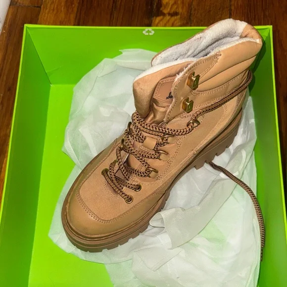 Sam Edelman Kace Tan Women's Hiking Boots - Picture 2 of 6